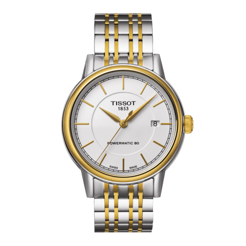 Tissot Carson Steel Lady White Dial Quartz Watch For Women - T085.210.22.011.00