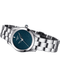 Tissot T Wave Donna Blue Dial Silver Steel Strap Watch For Women - T112.210.11.041.00