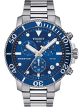 Tissot Seastar 1000 Chronograph Blue Dial Silver Steel Strap Watch For Men - T120.417.11.041.00