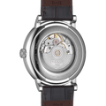 Tissot T-Classic Powermatic 80 Silver Dial Brown Leather Strap Watch For Men - T122.407.16.031.00