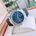 Tissot PRX Blue Dial Blue Leather Strap Watch for Men - T137.410.16.041.00