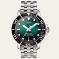 Tissot Seastar 1000 Powermatic 80 Green Dial Silver Steel Strap Watch For Men - T120.407.11.091.01