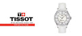Tissot Chemin Des Tourelles Powermatic 80 Lady White Dial White Leather Strap Watch For Women - T099.207.16.116.00