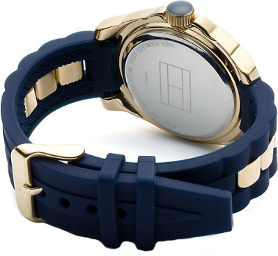 Tommy Hilfiger White Dial Two Tone Steel Strap Watch for Women - 1781307