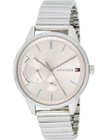 Tommy Hilfiger Brooke Pink Dial Silver Steel Strap Watch for Women - 1782020