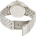 Tommy Hilfiger Jenna Quartz White Dial Silver Steel Strap Watch for Women - 1782068