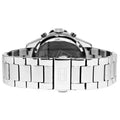 Tommy Hilfiger Luke Chronograph Black Dial Silver Steel Strap Watch for Men - 1791104
