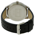 Tommy Hilfiger Damon Multifunction Black Dial Black Leather Strap Watch for Men - 1791417