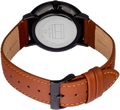 Tommy Hilfiger Brooklyn Quartz Black Dial Brown Leather Strap Watch for Men - 1791510
