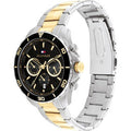 Tommy Hilfiger Jordon Chronograph Black Dial Two Tone Steel Strap Watch For Men - 1792095