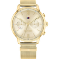 Tommy Hilfiger Blake Quartz Gold Dial Gold Mesh Bracelet Watch for Women - 1782302