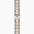 Tudor Style Automatic Black Dial Two Tone Steel Strap Watch for Men - M12713-0005