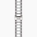 Tudor Style Automatic Black Dial Silver Steel Strap Watch for Men - M12710-0003