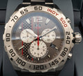 Tag Heuer Formula 1 Chronograph Grey Dial Silver Steel Strap Watch for Men - CAZ1114.BA0877