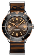 Breitling Superocean Heritage '57 Outerknown Limited Edition Brown Dial Brown NATO Strap Watch for Men - U103701A1Q1W1