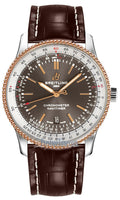Breitling Navitimer 1 Automatic 41mm Brown Dial Brown Leather Strap Mens Watch - U17326211M1P2