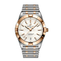 Breitling Chronomat B02 18K Red Gold White Dial Two Tone Steel Strap Watch for Men - U77310101A2U1