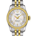 Tissot Ballade Powermatic 80 Mother of Pearl Silver Dial Two Tone Steel Strap Watch For Women - T108.208.22.117.00