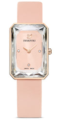 Swarovski Uptown Pink Dial Pink Leather Strap Watch for Women - 5547719