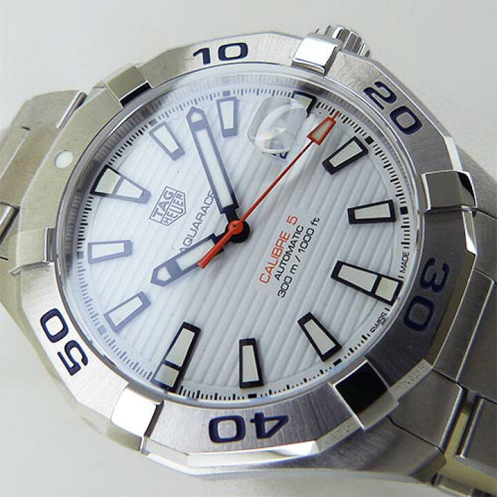Tag Heuer Aquaracer White Dial Watch for Men - WAY2013.BA0927