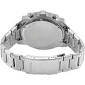 Fossil Bronson Chronograph Black Dial Silver Steel Strap Watch for Men - FS5710