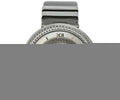 Versace V Metal Icon Silver Dial Silver & Grey Strap Watch for Women - VLC120016