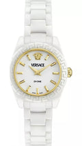 Versace DV One Mini White Dial White Ceramic Dial Watch for Women - VE9F00224
