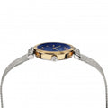 Versace Meander Blue Dial Silver Mesh Bracelet Watch for Women - VELW00520