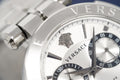 Versace Aion Chronograph White Dial Silver Steel Strap Watch for Men - VBR040017
