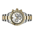 Versace Classic Chronograph Quartz Silver Dial Two Tone Steel Strap Watch For Men - VEV700519