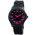 Marc Jacobs Pelly Black Dial Black Silicone Strap Watch for Women - MBM2508