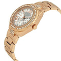 Guess Viva Diamonds Gold Dial Gold Steel Strap Watch for Women - W0111L2