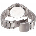 Guess Exec Quartz Silver Dial Silver Steel Strap Watch for Men - W0075G3