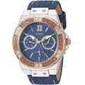 Guess Limelight Quartz Analog Blue Dial Blue Denim Strap Watch For Women - W0775l10