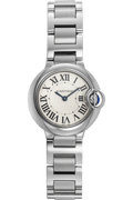 Cartier Ballon Bleu De Cartier White Dial Silver Steel Strap Watch for Women - W69010Z4