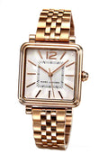 Marc Jacobs Vic Silver Dial Rose Gold Steel Strap Watch for Women - MJ3514