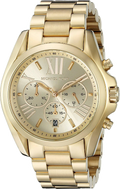 Michael Kors Bradshaw Gold Dial Gold Steel Strap Watch for Women - MK5605