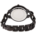 Michael Kors Slim Runway Black Dial Black Steel Strap Watch for Women - MK3317