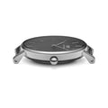 Daniel Wellington Petite Sterling Black Dial Silver Mesh Bracelet Watch For Women - DW00100218
