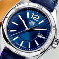 Tag Heuer Formula 1 Quartz Blue Dial Blue Leather Strap Watch for Women - WBJ1412.FC8233