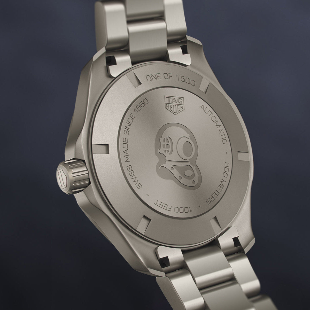 Tag Heuer Aquaracer Bamford Automatic Black Dial Grey Steel Strap Watch for Men - WAY208F.BF0638