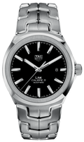 Tag Heuer Link Quartz Black Dial Silver Steel Strap Watch for Women - WBC2110.BA0603