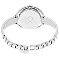 Calvin Klein Impetuous Black Dial Silver Steel Strap Watch for Women - K4F2N111