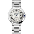 Cartier Ballon Bleu De Cartier Silver Dial Silver Steel Strap Watch for Women - WSBB0048