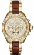 Michael Kors Wren Gold Dial Two Tone Steel Strap Watch for Women - MK6294