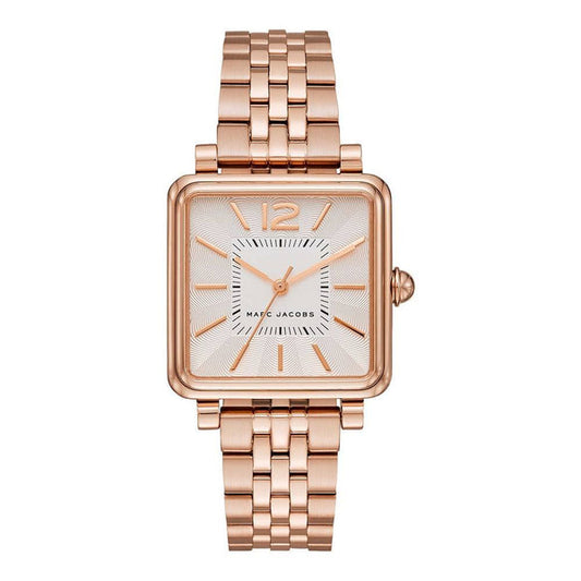 Marc Jacobs Vic Silver Dial Rose Gold Steel Strap Watch for Women - MJ3514