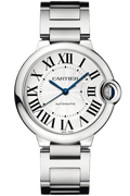 Cartier Ballon Bleu De Cartier Silver Dial Silver Steel Strap Watch for Women - WSBB0048