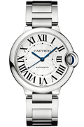 Cartier Ballon Bleu De Cartier Silver Dial Silver Steel Strap Watch for Women - WSBB0048