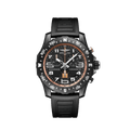 Breitling Endurance Pro Ironman Black Dial Black Rubber Strap Watch for Men - X823101B1B1S1