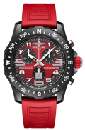 Breitling Endurance Pro Ironman Red Dial Red Rubber Strap Watch for Men - X823109A1K1S1